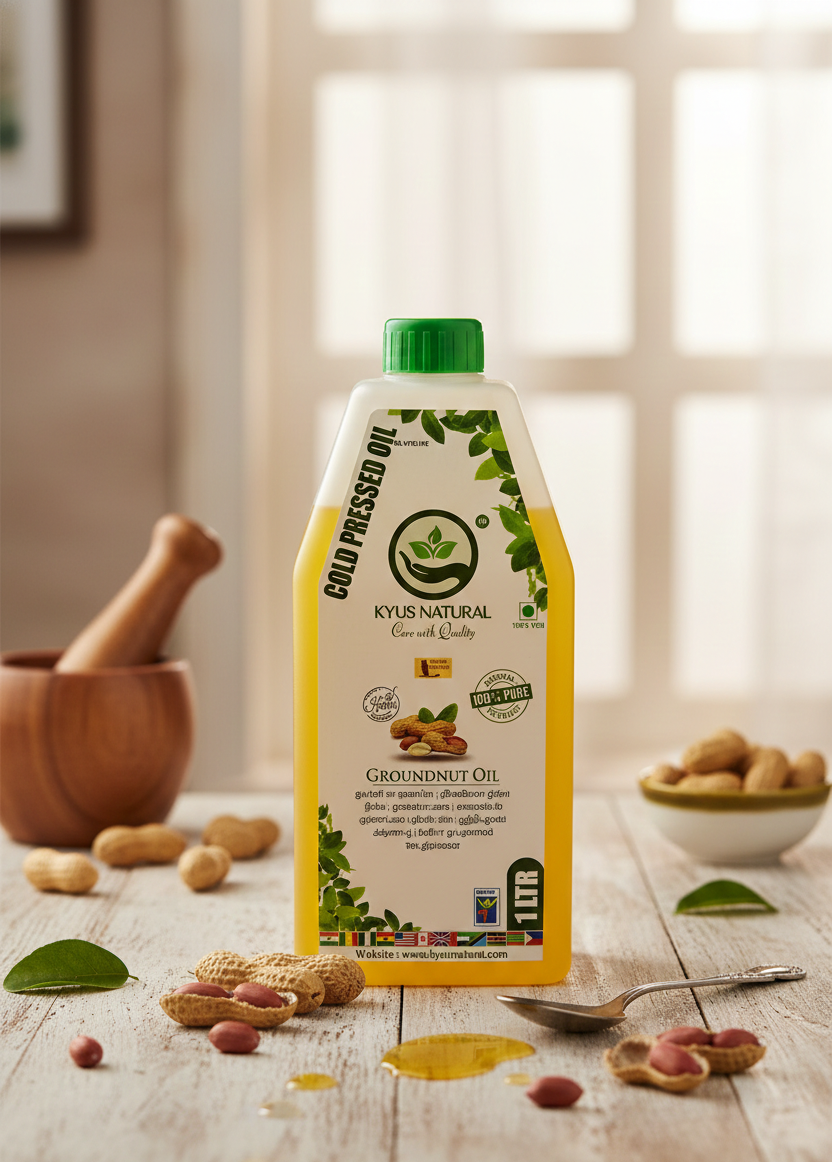 Groundnut Oil (Wood Pressed) 1 Liter