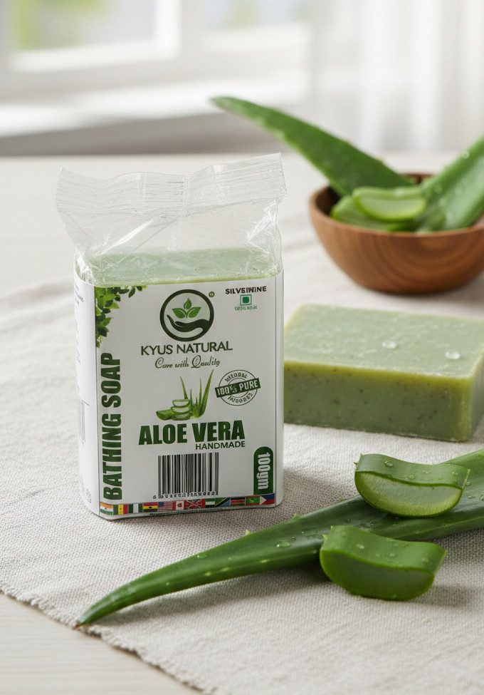 Aloe Vera Bathing Soap 100 gms - Pack of 4