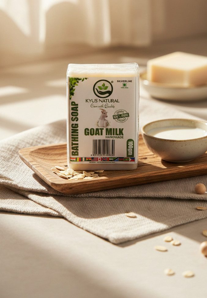 Goat Milk Bathing Soap 100 gms - Pack of 4