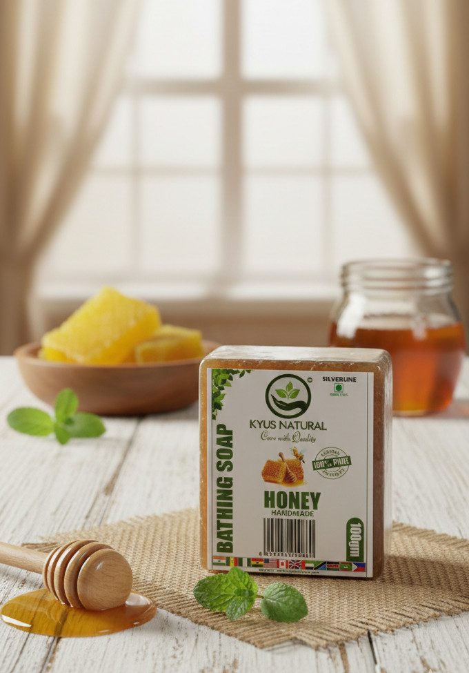 Honey Bathing Soap 100 gms - Pack of 4